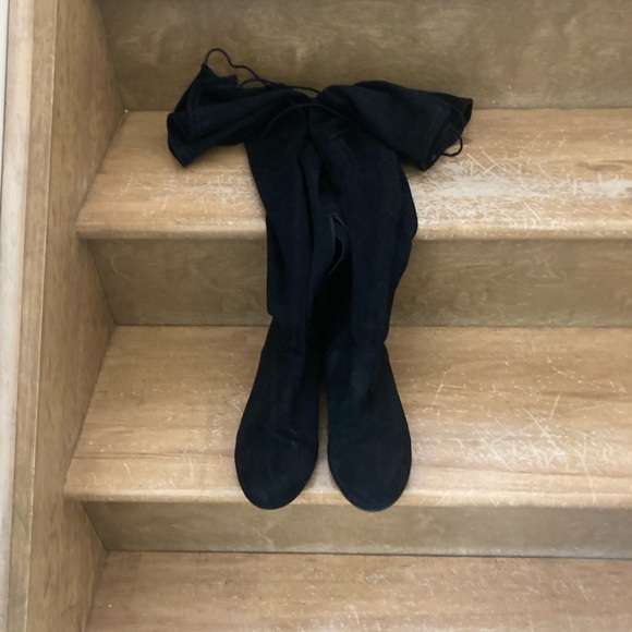 Suede thigh high boots size 10 - Picture 3 of 3